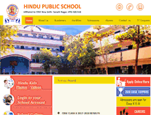 Tablet Screenshot of hindupublicschool.com